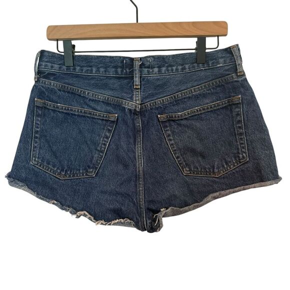 Agolde Parker Vintage Cut Off Denim Button Fly Shorts Size 28 - Picture 3 of 8